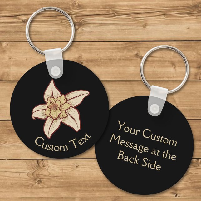 Vanilla Flower Icon Keychain (Creator Uploaded)