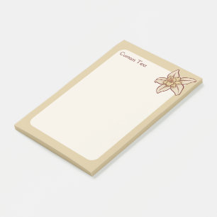 Vanilla Flower Icon Post-it Notes
