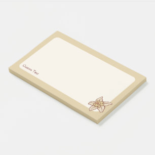 Vanilla Flower Icon Post-it Notes
