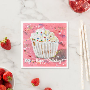 Vanilla Frosting Napkin