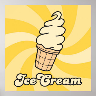 vanilla ice cream poster