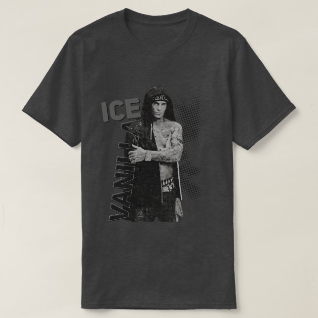 Vanilla Ice Illustrations T-Shirt (Design Front)