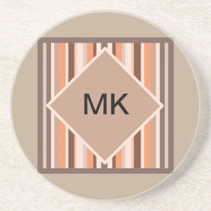 Vanilla Melon Stripes Coaster