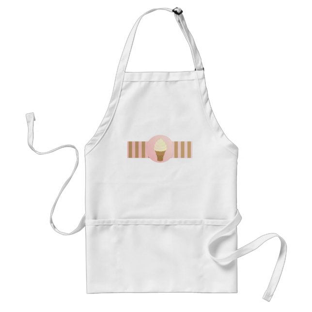 Vanilla Soft Serve Standard Apron (Front)