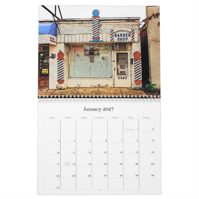 Vanishing America Calendar - Customised (Jan 2027)