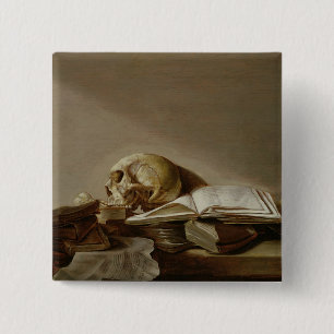 Vanitas 2 15 cm square badge