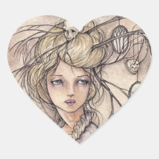 Vanitas Heart Sticker