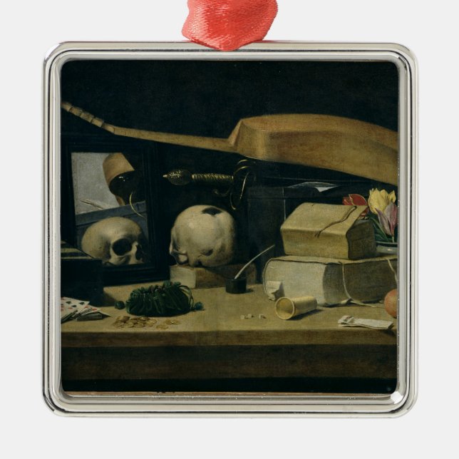 Vanitas Metal Tree Decoration (Front)