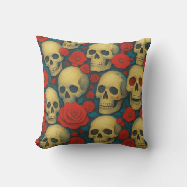 Vanitas & Roses Cushion (Front)
