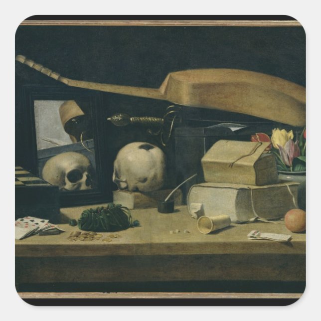 Vanitas Square Sticker (Front)