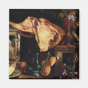 Vanitas still life , 1552 magnet