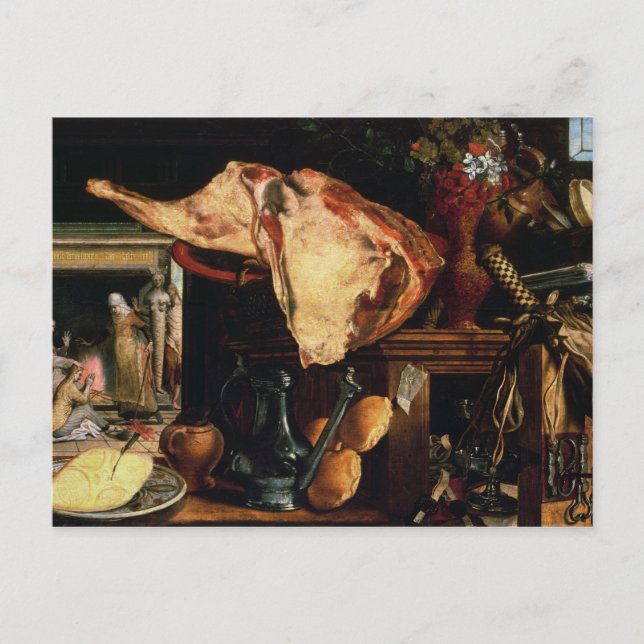 Vanitas still life , 1552 postcard (Front)