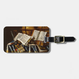 "Vanitas" Still Life - Adam Bernaert (1665) Luggage Tag