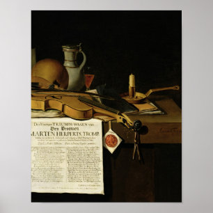 Vanitas still life homage poster