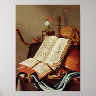Vanitas Still Life Poster