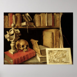 Vanitas with a Sundial, c.1626-40 Poster