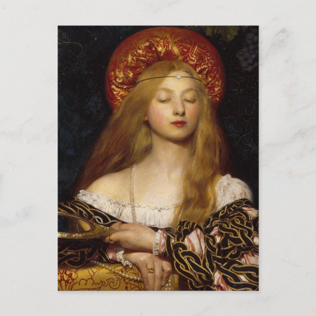 Vanity - A Mediaeval Maiden Postcard (Front)
