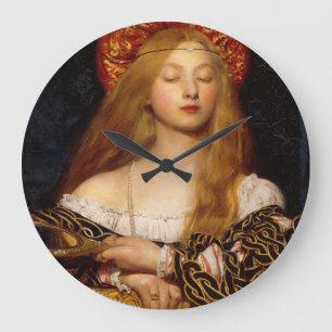 VANITY BEAUTY-FASHION COSTUME DESIGNER LARGE CLOCK