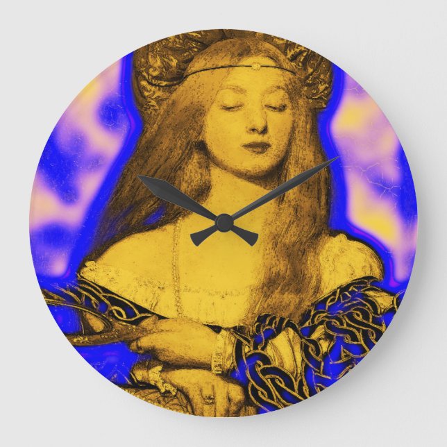 VANITY BEAUTY-FASHION COSTUME DESIGNER LARGE CLOCK (Front)