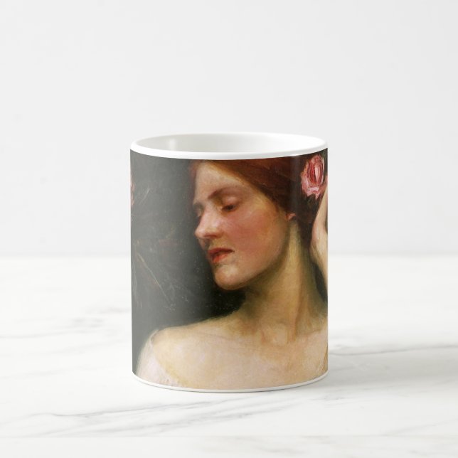 Vanity by John William Waterhouse Coffee Mug (Center)