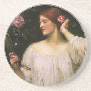 Vanity by Waterhouse, Vintage Victorian Portrait Coaster