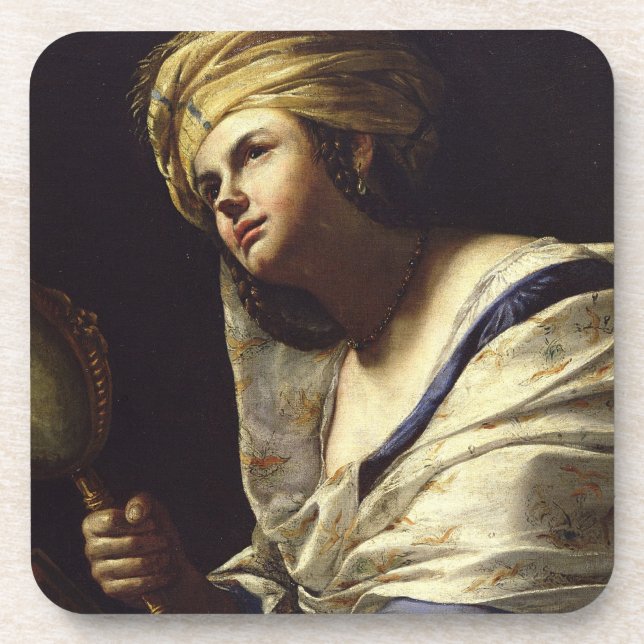 Vanity, c.1650-70 (oil on canvas) coaster (Front)
