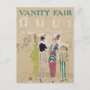 Vanity Fair Magazine Cover Art from June 1914 Postcard