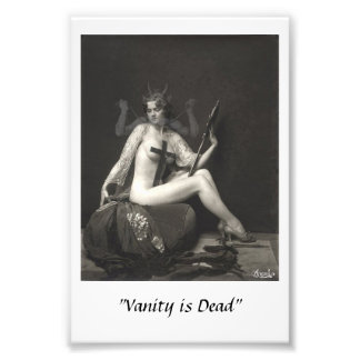 Vanity is Dead Photo Print