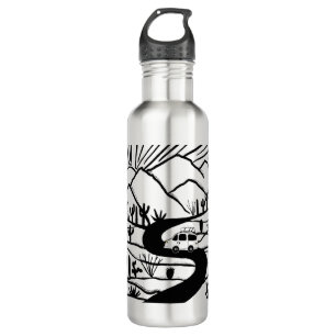 VANLIFE Desert Cacti Mountain Explore Adventure 710 Ml Water Bottle