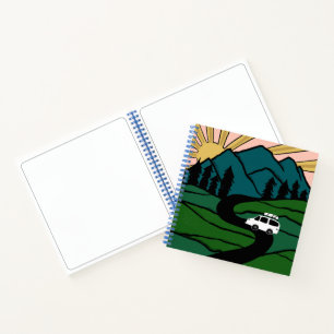VANLIFE Explore Road Trip Adventure Notebook
