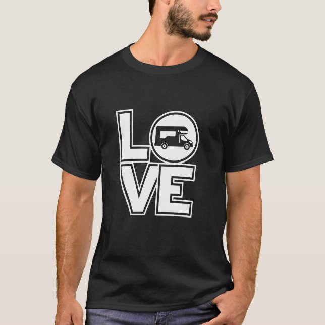 Vanlife Nomads LOVE Funny Van Life T-Shirt (Front)