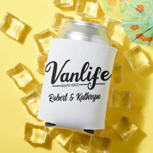"VanLife" Personalised  Can Cooler