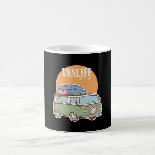 Vanlife Travel Coffee Mug (Center)