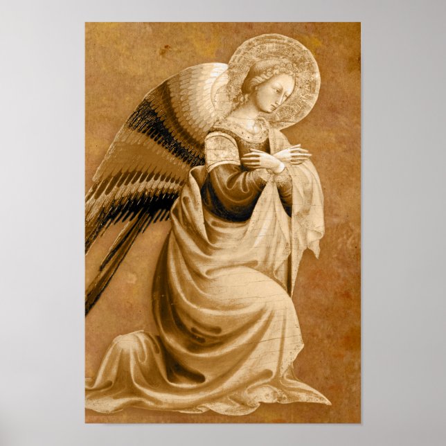 Vanni Annunciation Angel CC0594 Poster (Front)