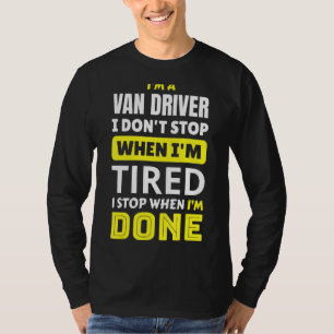 Vannin Van Life Retro Van  Vanner Vantasy Camper T-Shirt