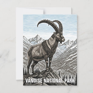 Vanoise National Park France Travel Postcard