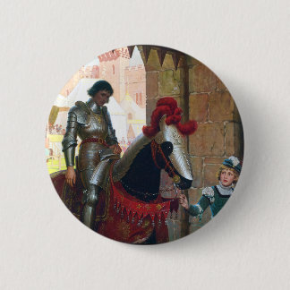 Vanquished, by Edmund Blair Leighton 6 Cm Round Badge