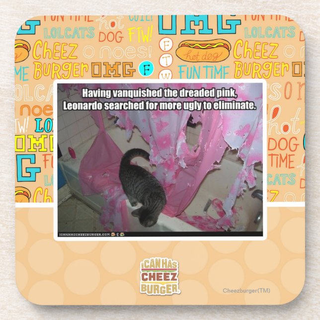 Vanquished the dreaded pink coaster (Front)
