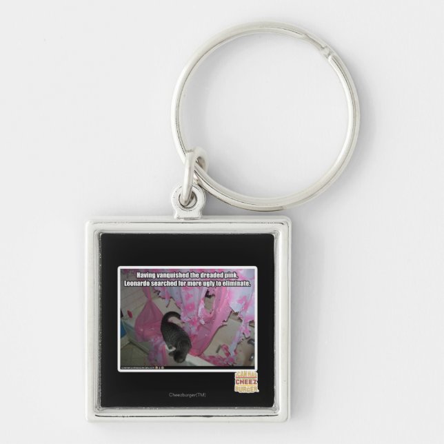 Vanquished the dreaded pink key ring (Front)