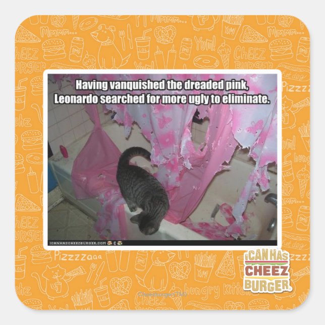 Vanquished the dreaded pink square sticker (Front)