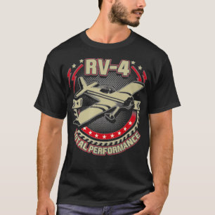 Vans Aircraft RV 4 Aircraft Chest Image T-Shirt