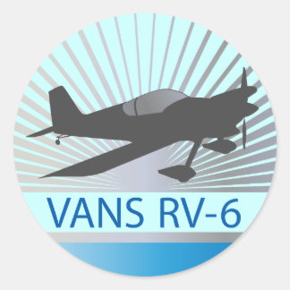 Vans RV-6 Classic Round Sticker