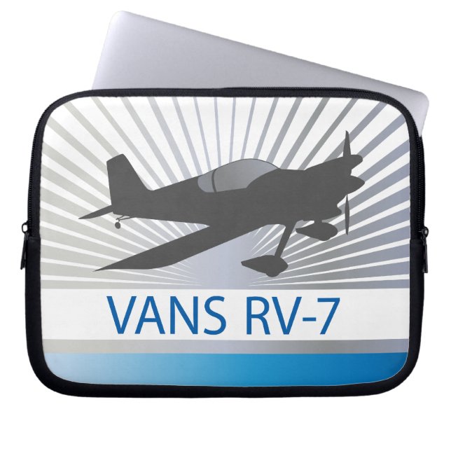 Vans RV-7 Aeroplane Laptop Sleeve (Front)