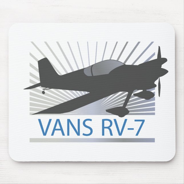 Vans RV-7 Aeroplane Mouse Pad (Front)