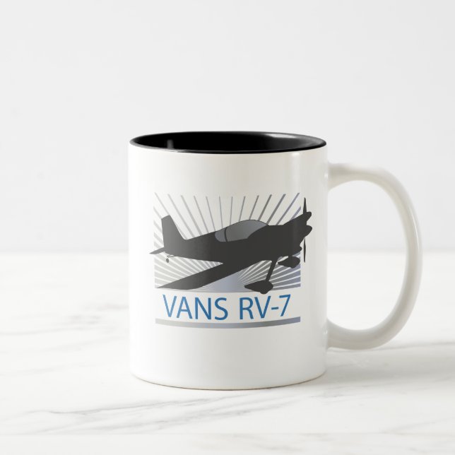 Vans RV-7 Aeroplane Two-Tone Coffee Mug (Right)