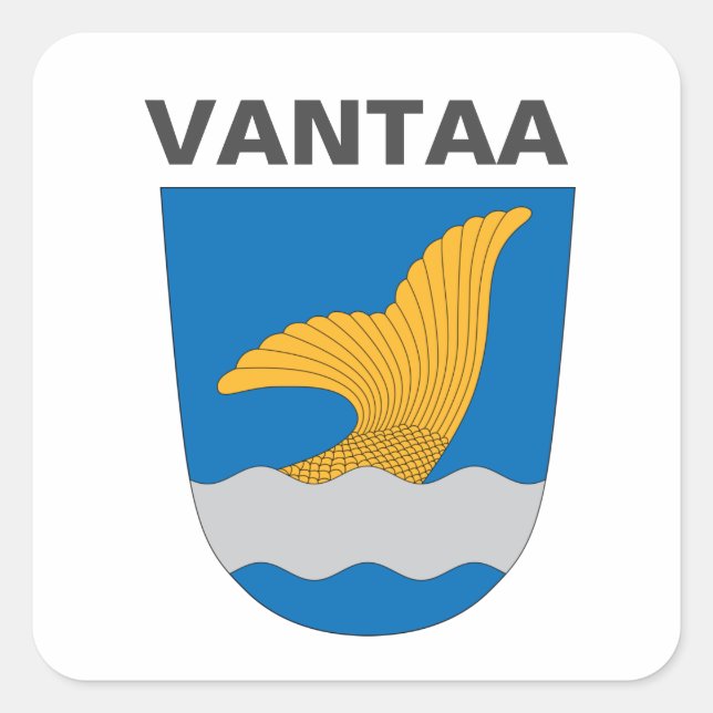 Vantaa coat of arms (Finland) Square Sticker (Front)