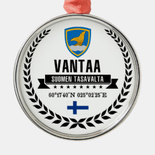 Vantaa Metal Tree Decoration