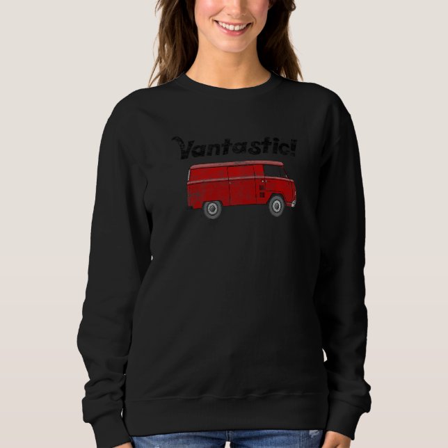 Vantastic Cute Dumb  Puns Sweatshirt (Front)