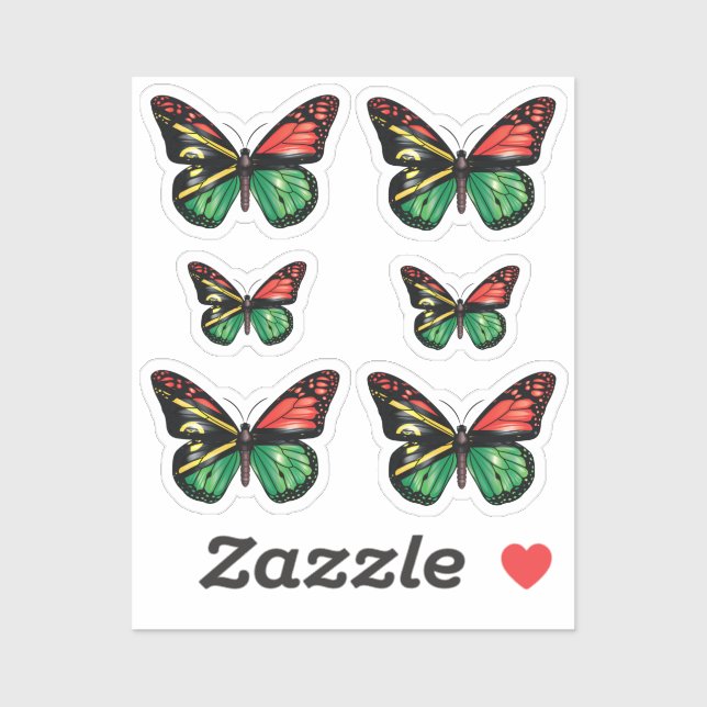 Vanuatu butterfly monarch flag Tri-Blend shirt (Sheet)