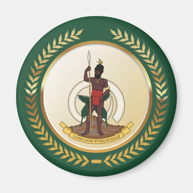 Vanuatu Coat of Arms Magnet (Front)